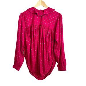 NEW Vtg Michel L New York Paris Vintage Blouse Size Medium